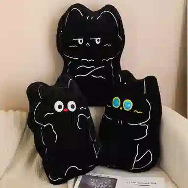 万童乐 猫咪抱枕 可爱 玩偶 毛绒公仔