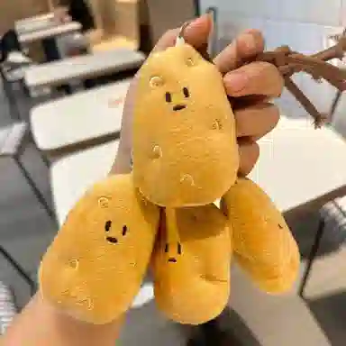 胖胖龙 超萌可爱土豆钥匙圈 创意南方小土豆 玩偶 毛绒挂件