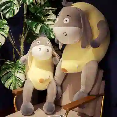 万童乐 焦驴 香蕉呆驴子 布娃娃 焦虑抱枕 玩偶 毛绒公仔