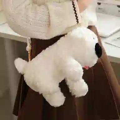 万童乐 搞怪呆萌大鼻子狗双肩包 陪伴治愈 玩偶周边