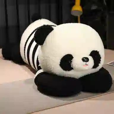 万童乐 黑白熊猫抱枕 玩偶 毛绒公仔