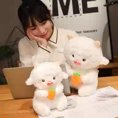 胖胖龙 关节羊 小羊 安抚布娃娃 玩偶 毛绒公仔