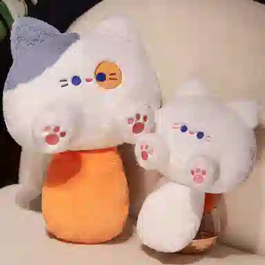 胖胖龙 软萌猫咪 玩偶 毛绒公仔