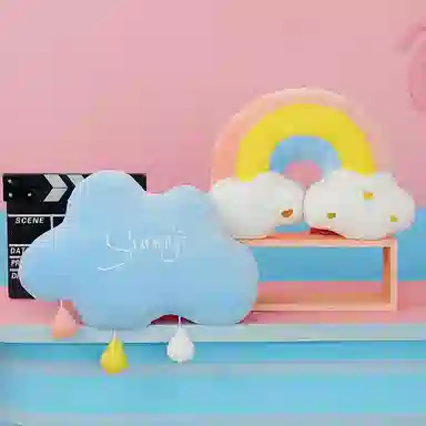 万童乐 超软云朵星星抱枕 玩偶 毛绒公仔