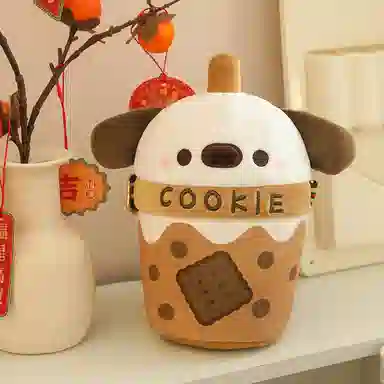 万童乐 可爱狗狗 茶杯犬 玩偶 毛绒公仔