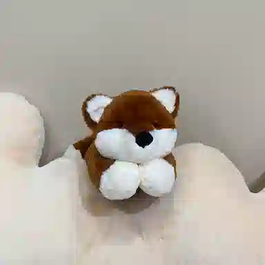 万童乐 软萌趴狐狸 玩偶 毛绒公仔