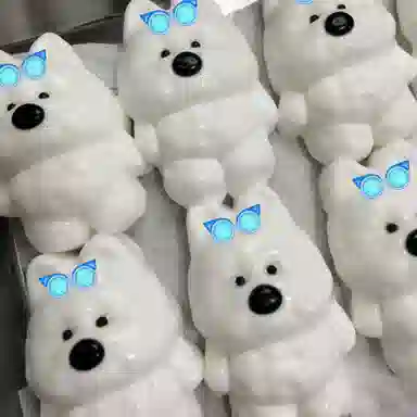 胖胖龙 可爱西高地小狗捏捏乐粘袋子超柔软烂泥感 早教益智玩具