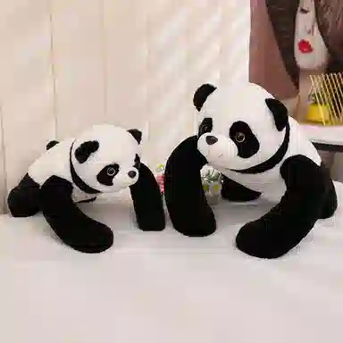 胖胖龙 可爱长臂熊猫 玩偶 毛绒公仔