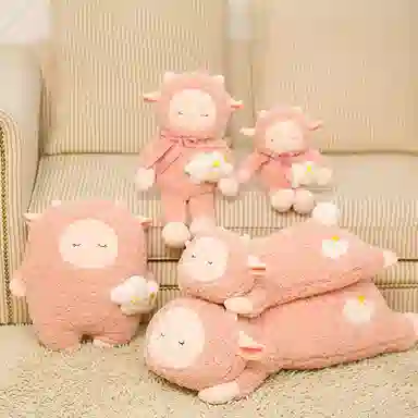 胖胖龙 小羊布娃娃 抱枕超软 玩偶 毛绒公仔