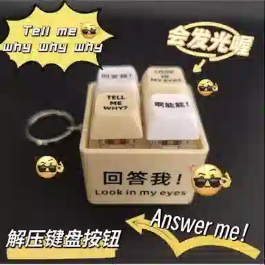 胖胖龙 回答我语音键盘语录发音发光解压按键朋友趣味 玩具