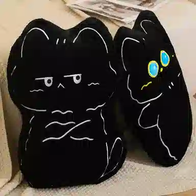 万童乐 猫咪抱枕 可爱 玩偶 毛绒公仔