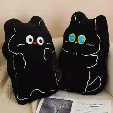 万童乐 猫咪抱枕 可爱 玩偶 毛绒公仔
