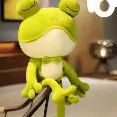 万童乐 超萌软体青蛙 玩偶 毛绒公仔
