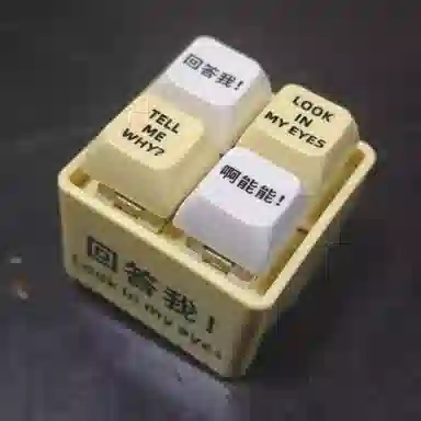 胖胖龙 回答我语音键盘语录发音发光解压按键朋友趣味 玩具