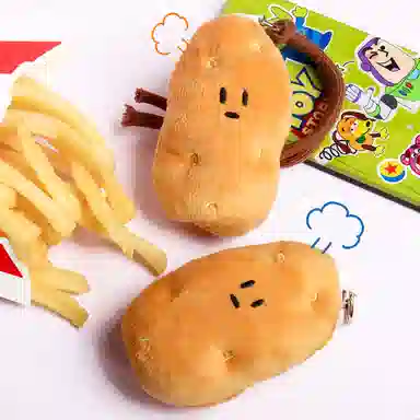 胖胖龙 超萌可爱土豆钥匙圈 创意南方小土豆 玩偶 毛绒挂件
