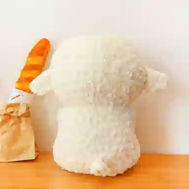 万童乐 可爱卡通冰淇淋小羊 绵羊 玩偶 毛绒公仔