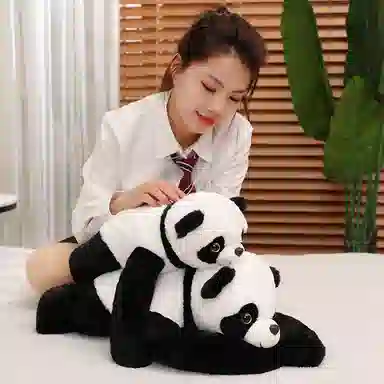 胖胖龙 可爱长臂熊猫 玩偶 毛绒公仔