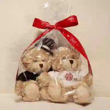 胖胖龙 婚庆小熊 玩偶 毛绒公仔