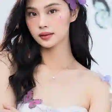 珂里 简约轻奢月光花朵锁骨链海洋之心设计感百搭甜美 环保合金 项链 女款