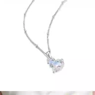 珂里 可爱小清新独角兽小众简约轻奢高级感百搭气质精致锁骨链颈链 琉璃 项链 女款