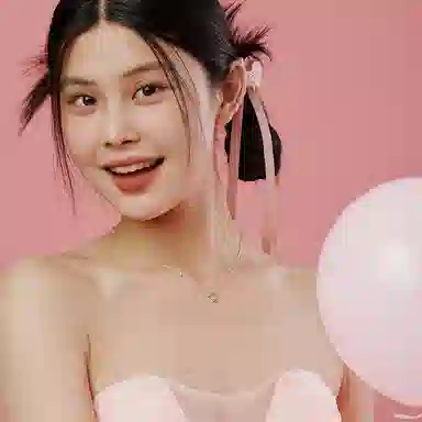 小众百搭莫比乌斯与爱心元素融合的闪耀锁骨链 合金材质 莫比乌斯心形项链 女款