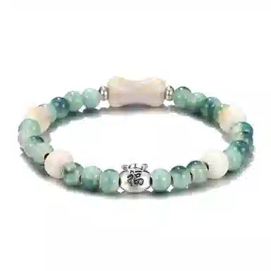 珂里 福袋手饰招财进宝财运亨通国潮新中式小众高级感百搭手工串珠复古饰品 陶瓷 手串 女款