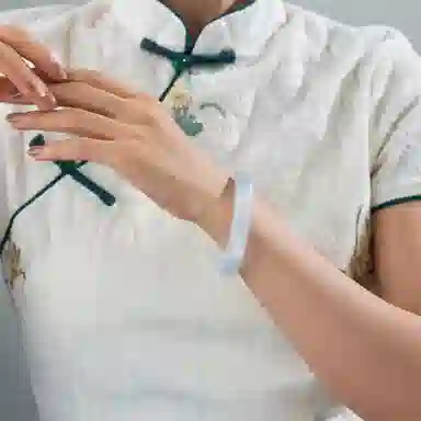 喜钻 冰透清冷感奶油风精致小众 猫眼石 手镯 女款