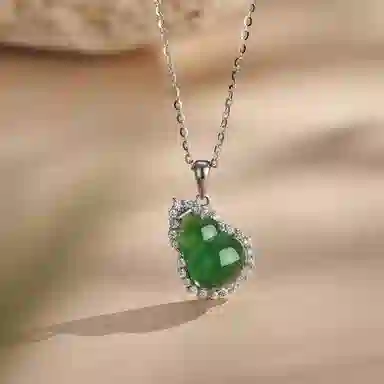 喜钻 新中式福禄 玉髓 项链 女款