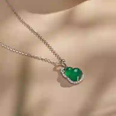 喜钻 新中式福禄 玉髓 项链 女款