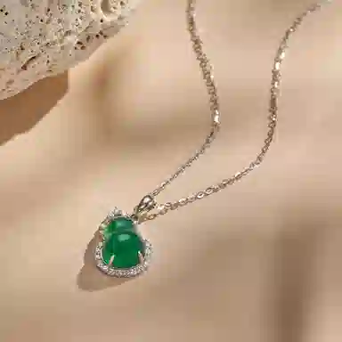 喜钻 新中式福禄 玉髓 项链 女款