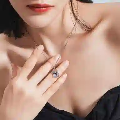 【可定制刻字】 万娜 爱心包包系列小众设计感冷淡风显白通勤风甜酷质感首饰 铜 项链 女款