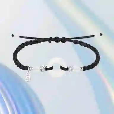 【转好运】 万娜 平安扣 平安喜乐编织小众新中式国风本命年气质轻奢复古百搭学生手饰 合金 手绳 男女同款情侣款