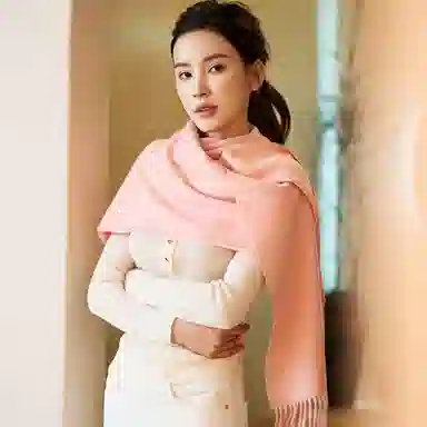 【榜单优选】 桉彩饰 羊绒羊毛混纺百搭柔软披肩女友流苏舒适保暖高雅纯色毕业季谢师礼加厚超大舒适冬日恋歌 绒线围巾 男女同款情侣款