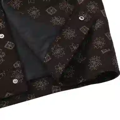 ANDREW MACKENZIE Casual Printed Short Coat