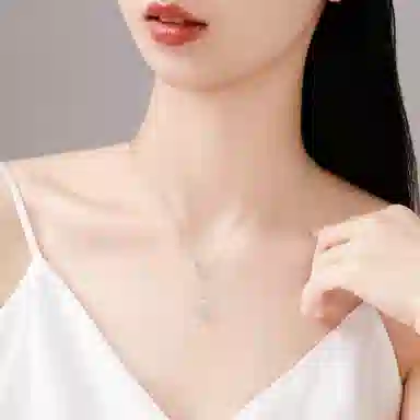 老凤祥 流光葫芦 闪耀轻奢高级感百搭新中式 小众葫芦设计 日常通勤百搭气质 精美#好运天然 玉髓 项链 女款