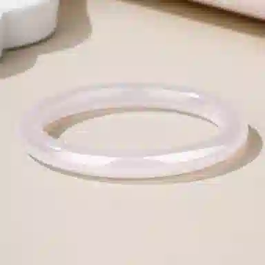 【高品质甄选】 老凤祥 紫云璃梦 古色古香白月光冷淡风新中式汉服小众简约轻奢天然 玉髓 手镯 女款