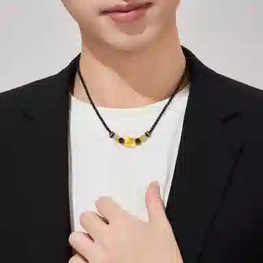 【原创首发】 老凤祥 赚钱貔貅 新中式招财进宝日进斗金可旋转可调节 精致时尚高级感精美礼盒 足银 项链 男女同款情侣款