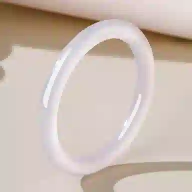 【高品质甄选】 老凤祥 紫云璃梦 古色古香白月光冷淡风新中式汉服小众简约轻奢天然 玉髓 手镯 女款