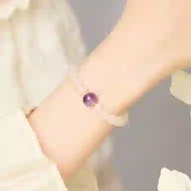 老凤祥 【限量赠·手机贴&金木水火土】五行 新中式温柔简约 上岸水逆退散能量磁场 时来运转净化负能量 约会礼盒天然 白水晶 手串 女款