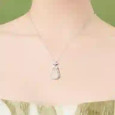 【福禄】 老凤祥 闪耀玉葫芦 新中式招财纳福转运上岸大气平安喜乐精致百搭清冷吊坠精美礼盒 玉髓 项链 女款