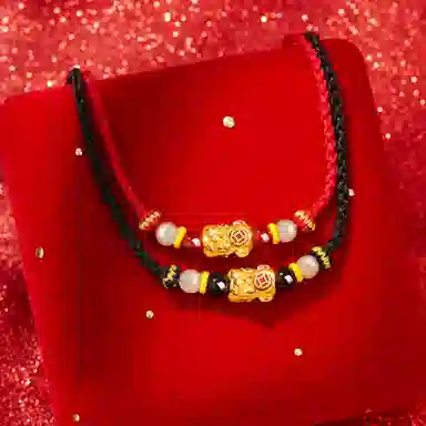 【原创首发】 老凤祥 赚钱貔貅 新中式招财进宝日进斗金可旋转可调节 精致时尚高级感精美礼盒 足银 项链 男女同款情侣款