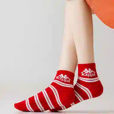 Kappa Socks Red 4-Pack