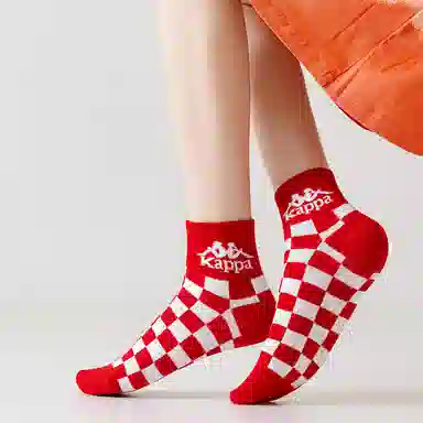 Kappa Socks Red 4-Pack