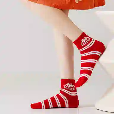 Kappa Socks Red 4-Pack