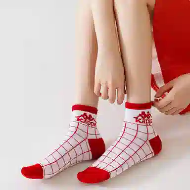 Kappa Socks Red 4-Pack