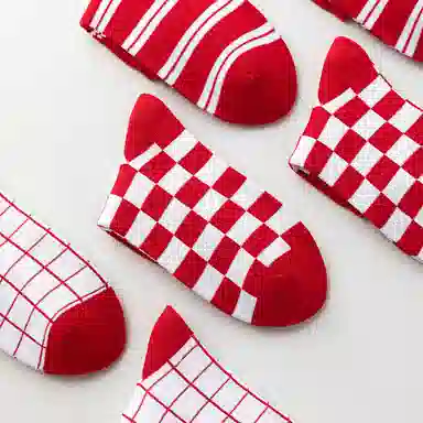 Kappa Socks Red 4-Pack