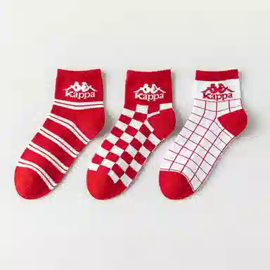 Kappa Socks Red 4-Pack