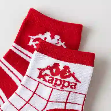 Kappa Socks Red 4-Pack