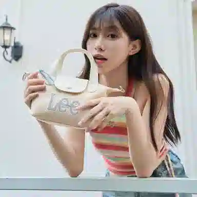 Lee Shoulder Bag Small Haze Blue