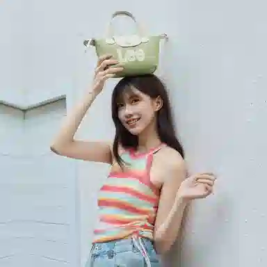 Lee Shoulder Bag Small Haze Blue